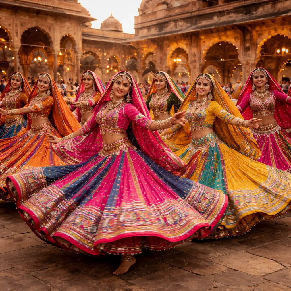 Rajasthani Kalbelia Dance Group in India