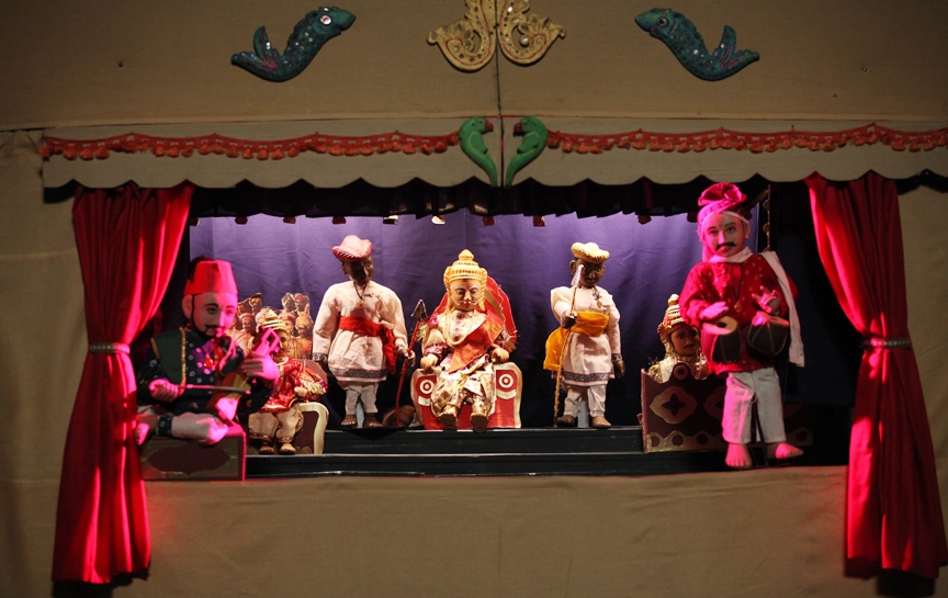 Authentic Rajasthani Kathputli Puppet Show