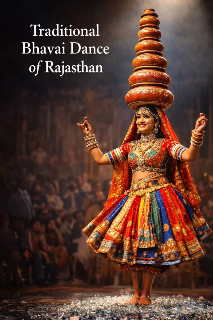 Bhavai Folk Dance Group in India