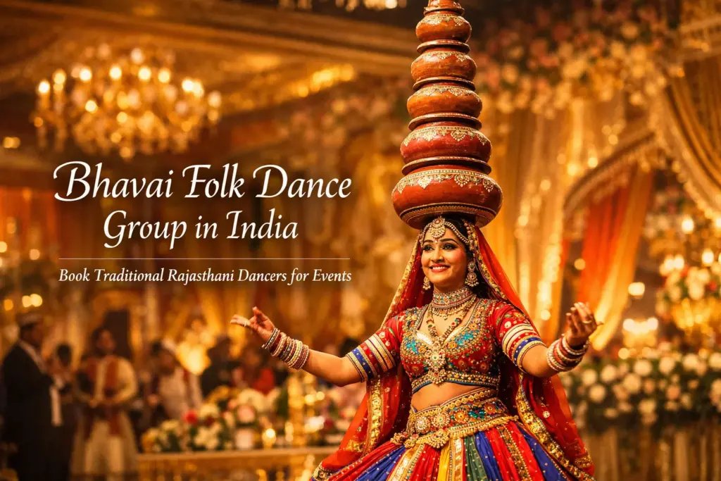 Bhavai-Folk-Dance-Group-in-India