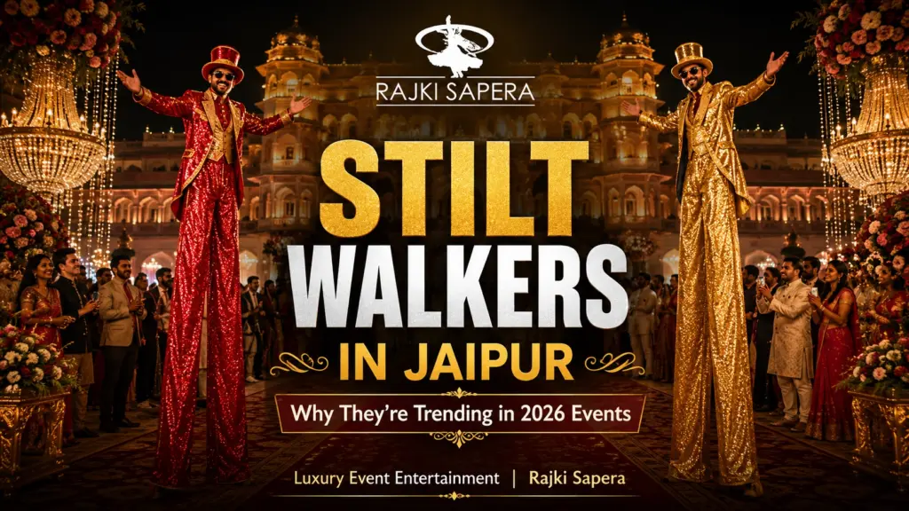 Stilt Walkers in Jaipur
